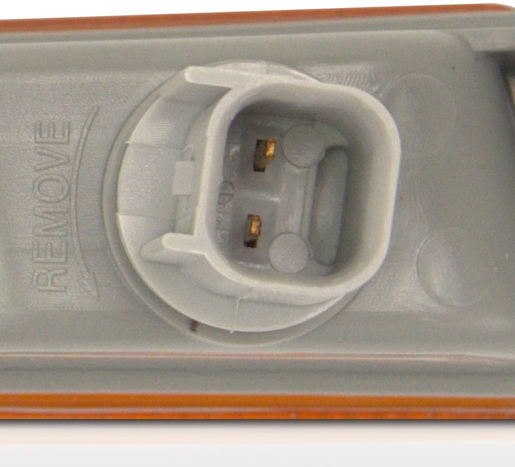 CarLight360: For Ford Fusion Side Marker Light 2010 2011 2012 Driver and Passenger Side | Pair | w/Bulbs | DOT Certified | Replaces FO2550145 + FO2551145