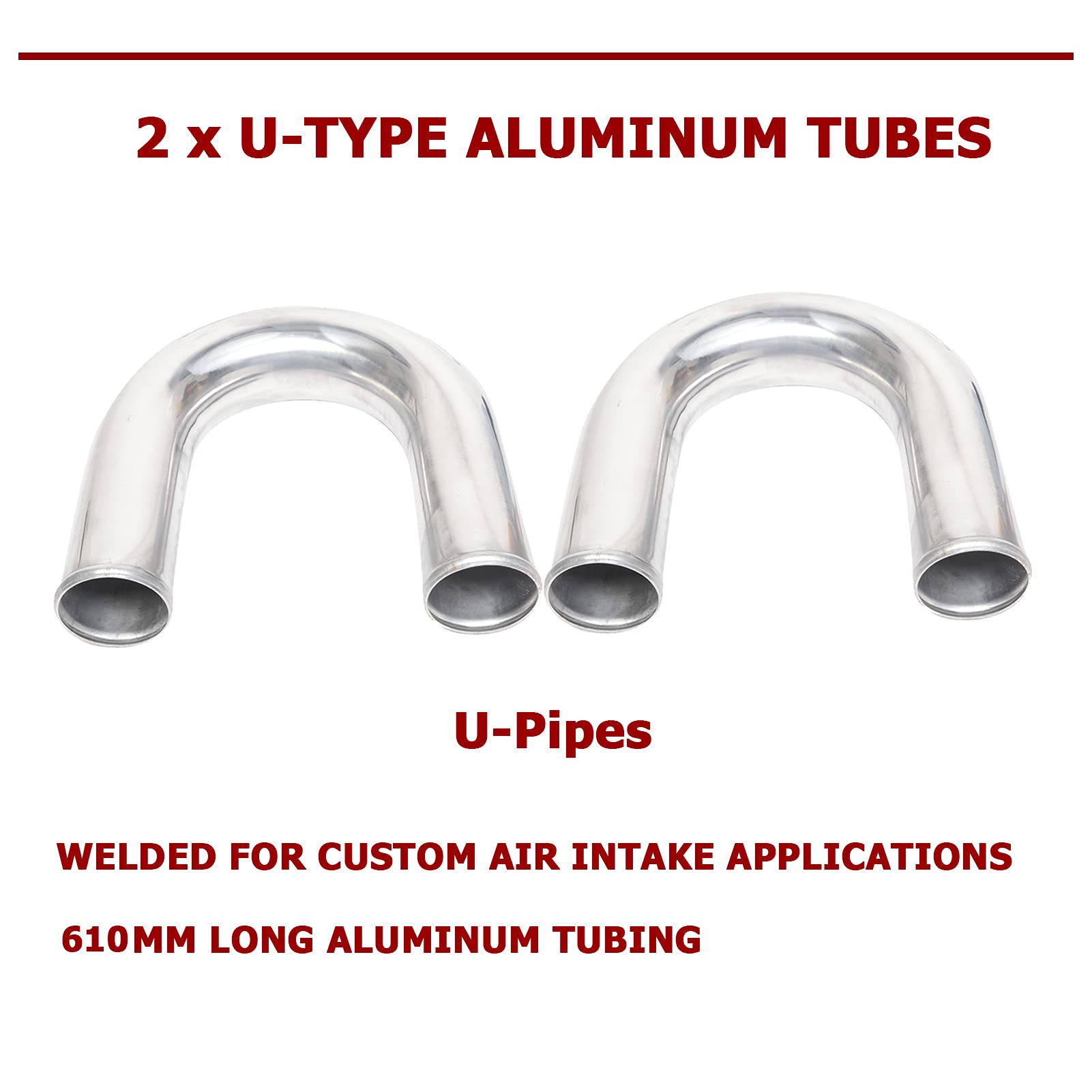 Kit De Tuberías De Intercooler De 2.5 Pulgadas Universales
