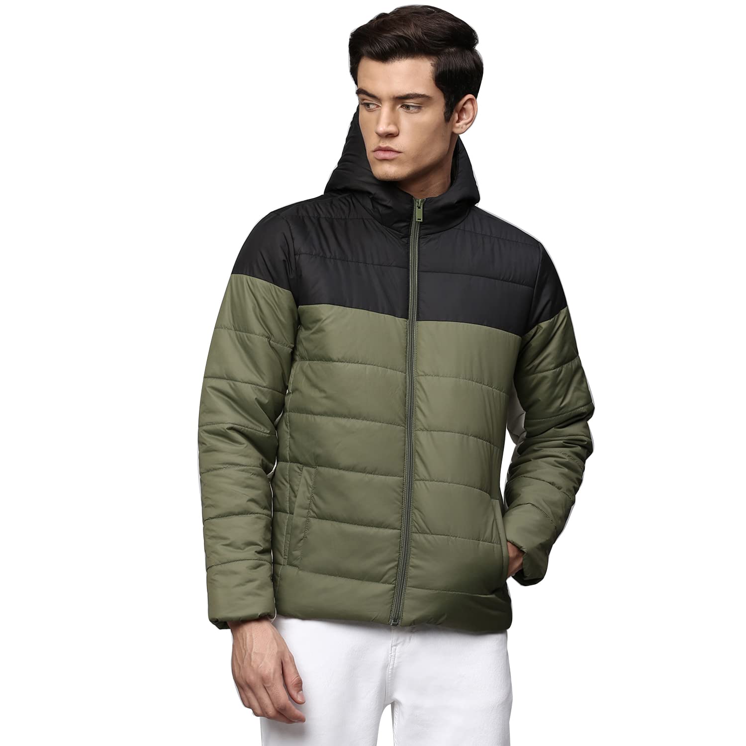 Dennis Lingo Men's Polyester Jacket Standard Length in neutral