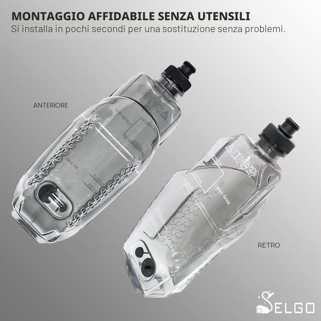 Serbatoio di ricambio per aspirapolvere e mocio Bissell CrossWave & CrossWave Pet Pro bagnato/asciutto, per serie 3888A, 1785, 2306, 2328 e altro, OEM #1614237 e 1609593