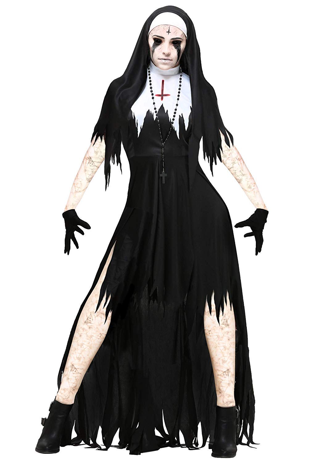 Ulalaza Disfraces de Mujer de Halloween Black Bat Fallen Angel Devil Vampire Witch Dress Accesorios de Cosplay Para Adultos — view 11