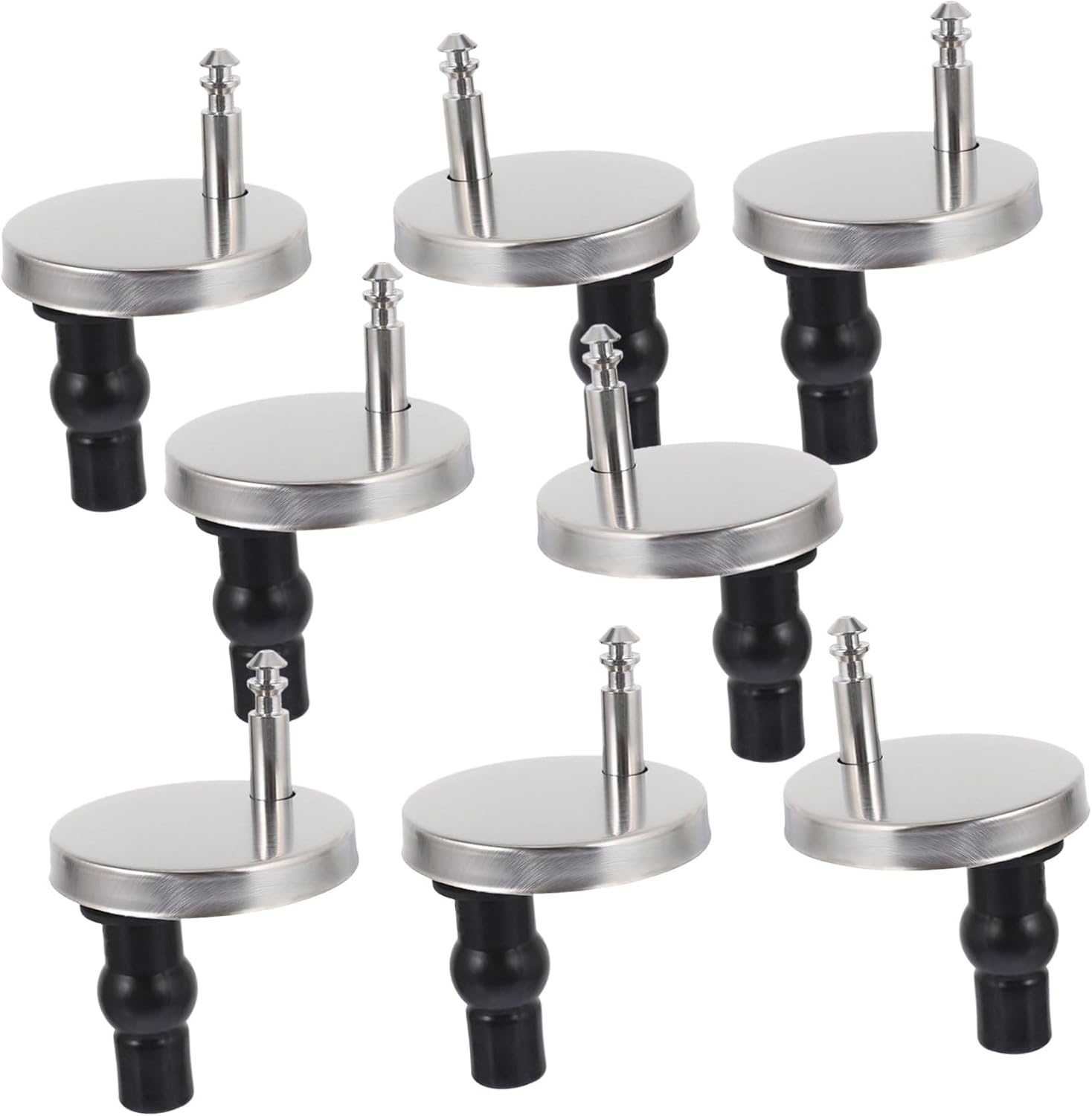 4sets Universal Toilet Seat Bolts and Screws Set Sturdy Stainless Steel for Replacement Accessories and Parts 8pcs*4