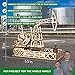 Wood Trick Oil Derrick Rig 3D Wooden Puzzles for Adults to Build - Oil Pump Jack Mechanical Model to Build