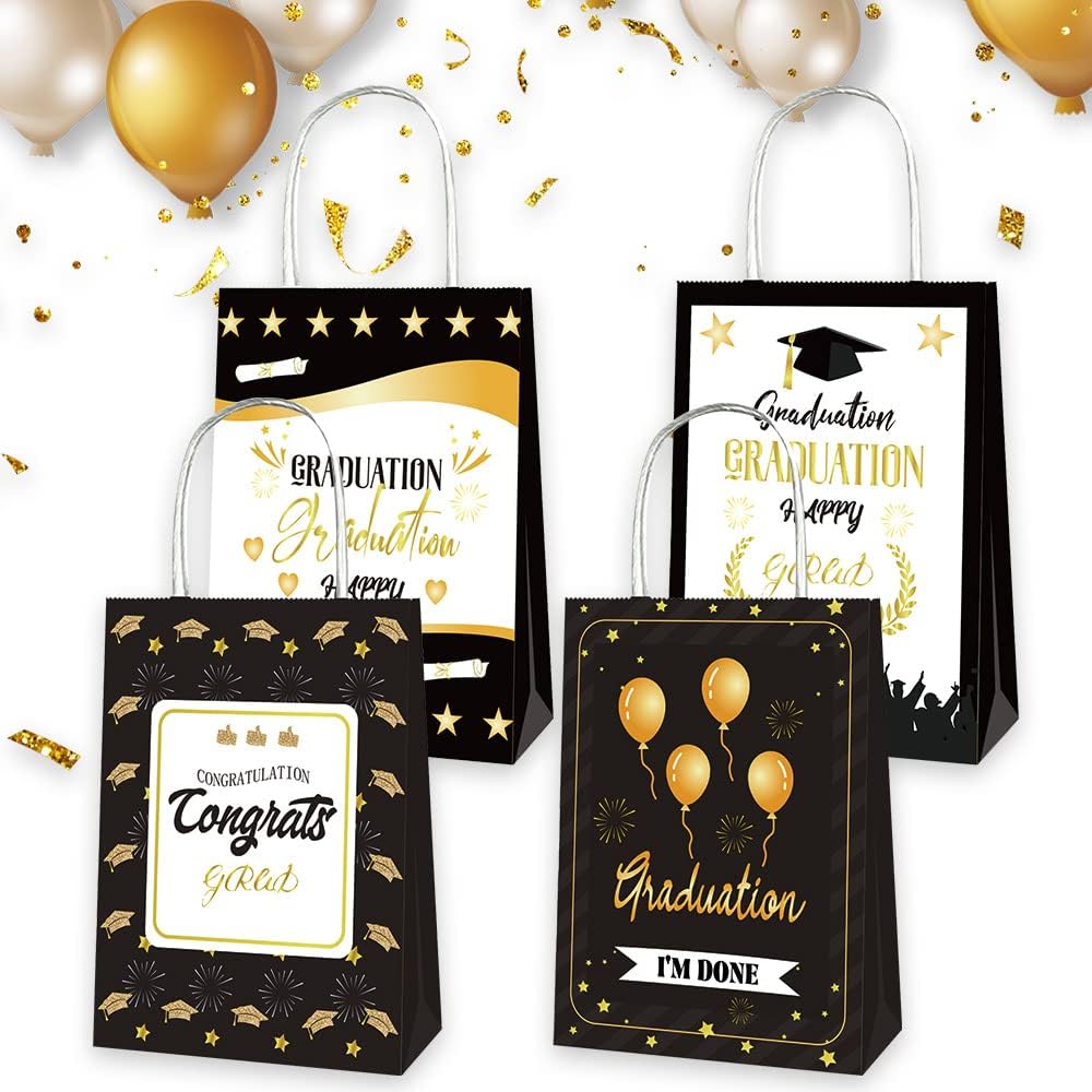 12 Pieces 2024 Graduation Gift Bags Graduation Favor Treat