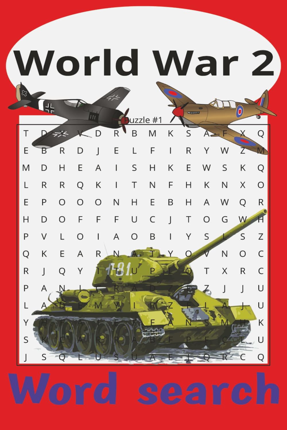 Word Search World War 2: A Puzzled Book all about WW2 or The Second World War