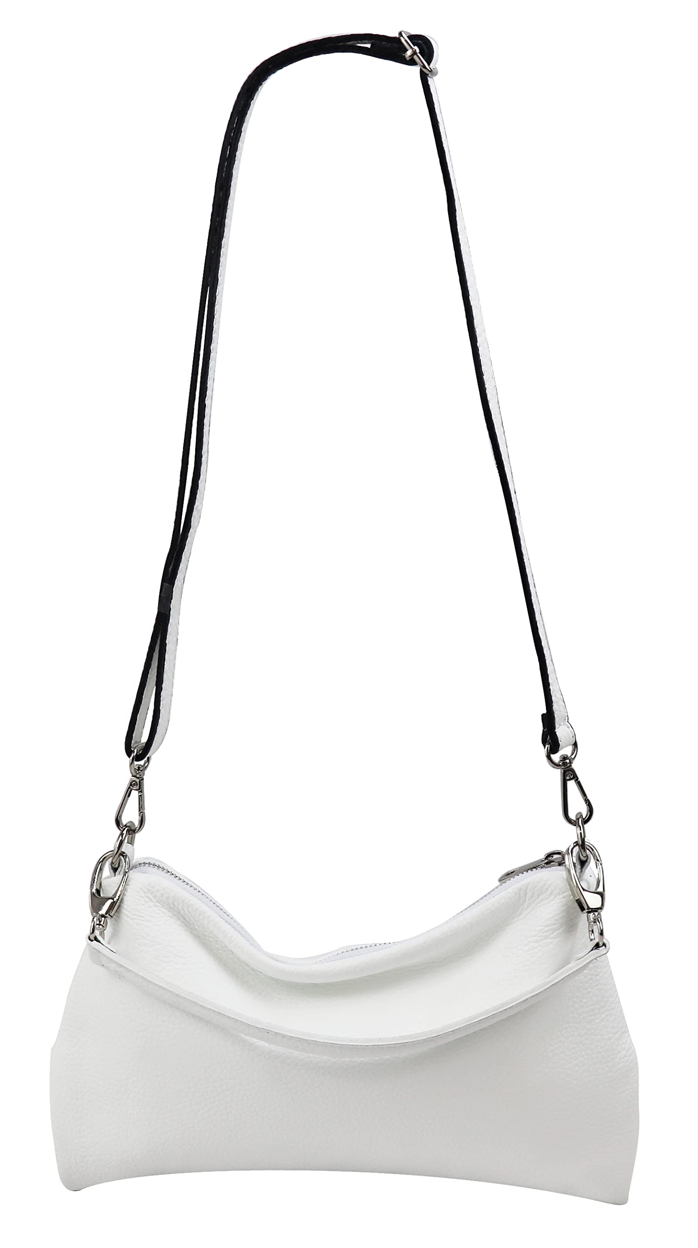 SH Leder Echtleder Umhängetasche mittelgroße schultertasche Abendtasche Clutch Crossbody Bag Messenger Handtasche mit Reißverschluss 33x20cm Lovelin G393