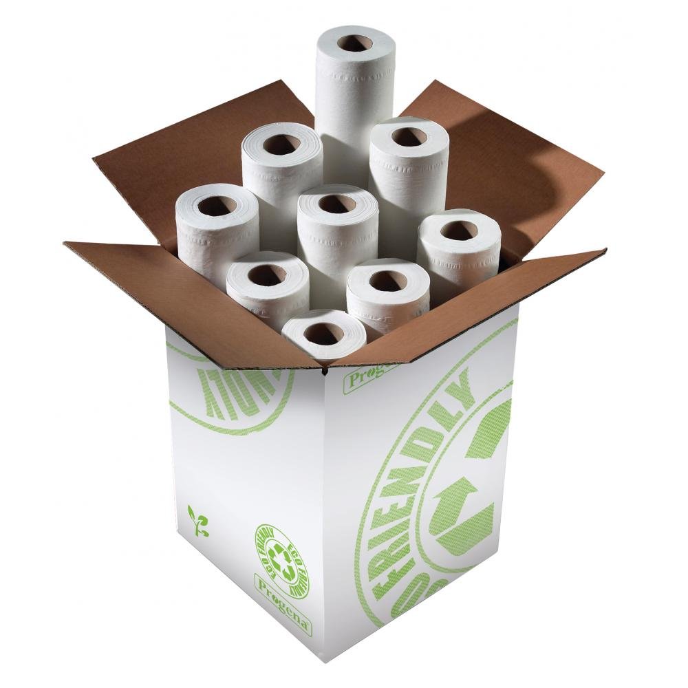 Progena Premium White 10" Wiper Roll (18)