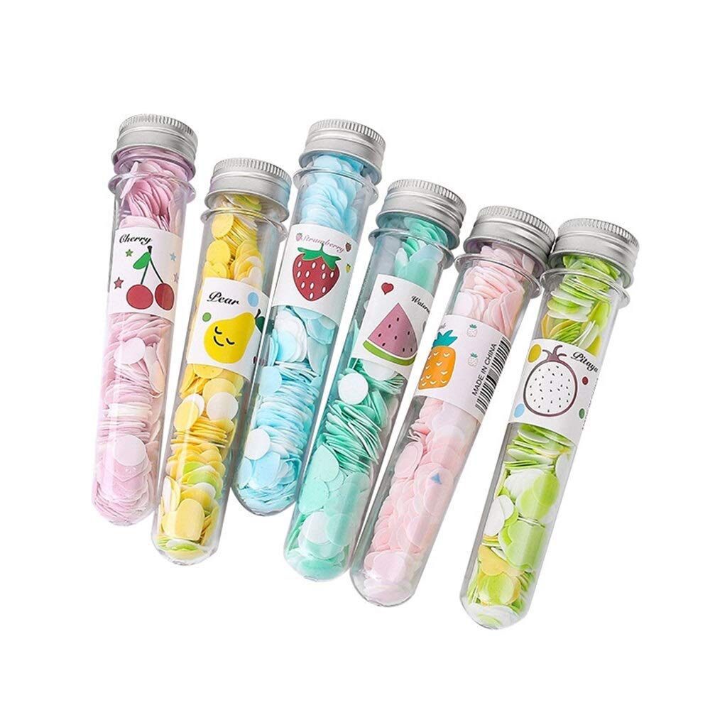 6 Boxes Portable Disposable Paper Soap Confetti Cleaning Washing Hand Bath Toiletry Paper Soap Sheets Petals Soap Flakes for Kitchen Toilet Outdoor Hiking, 6 pcs-image-31