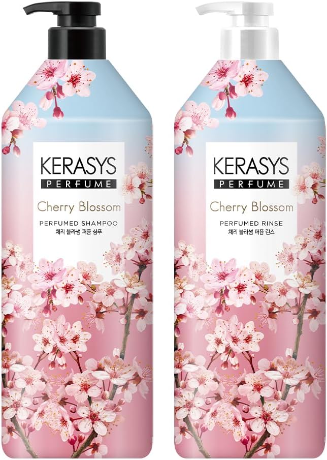 CHERRY BLOSSOM Perfumed 33.8 fl oz / 1L (Shampoo + Conditioner Set)