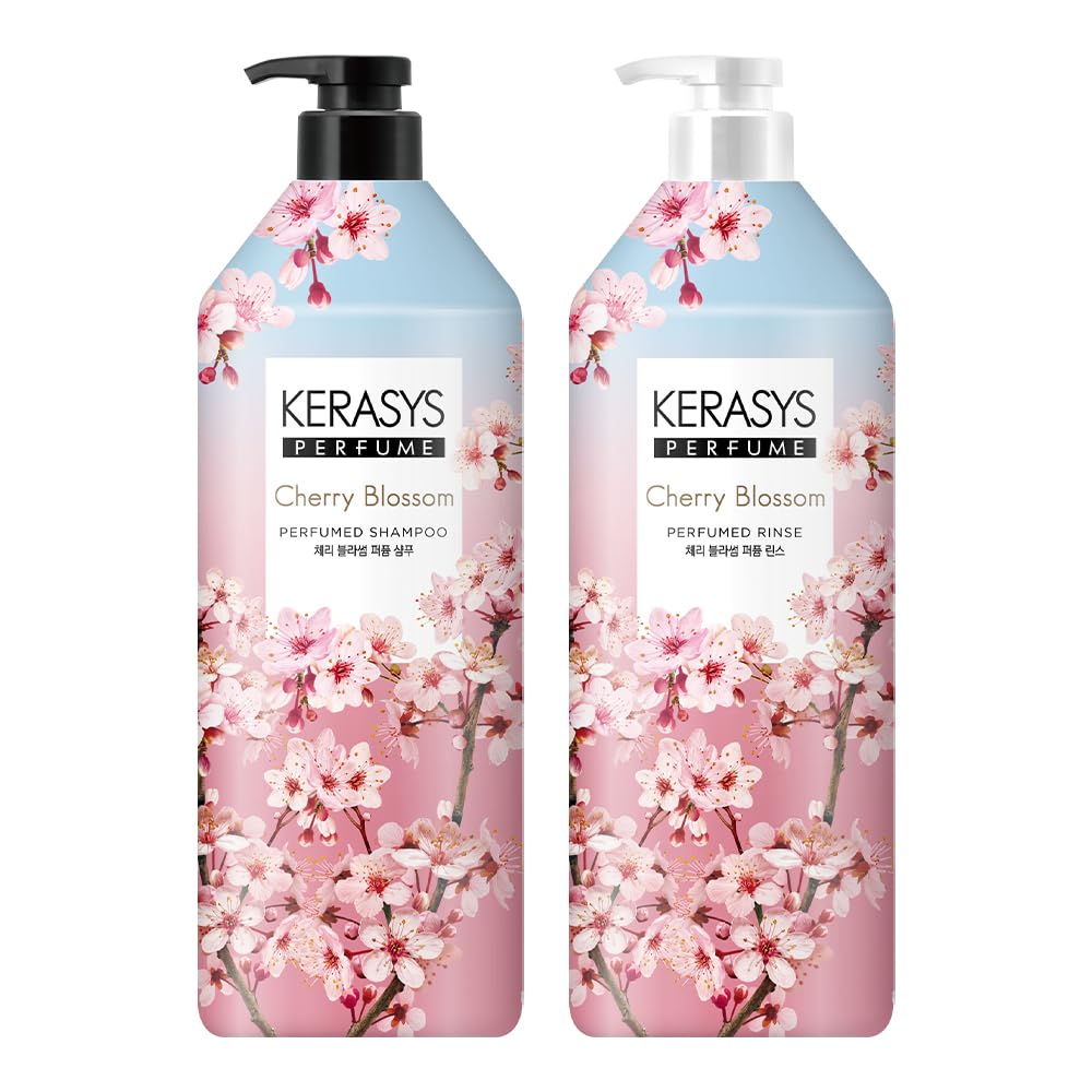 CHERRY BLOSSOM Perfumed 33.8 fl oz / 1L (Shampoo + Conditioner Set)