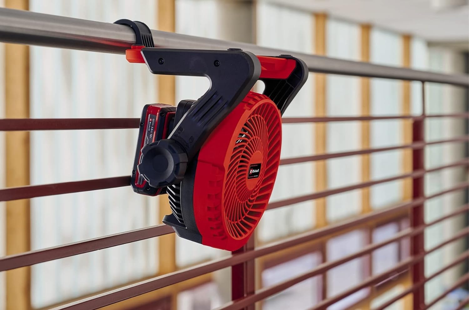 Einhell Ventilateur sans Fil GE-CF 18/2200 Li TC-Solo Power X-Change (18 V, 3 Niveaux de Vitesse, tête orientable à 360 degrés) Livré sans Batterie ni Chargeur
