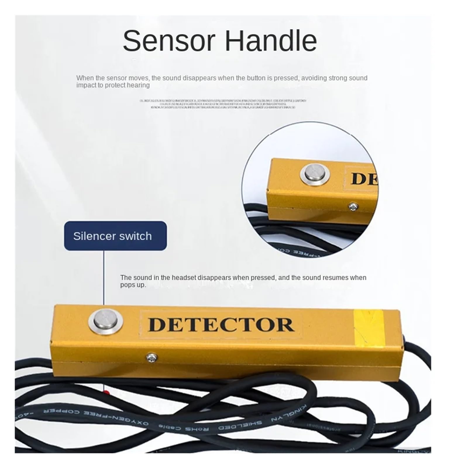 Detector de fugas de tuberías de agua F999L/F999E, detección de fugas de tuberías de agua domésticas/calefacción por suelo radiante, detector de fugas de agua interior(F999E)