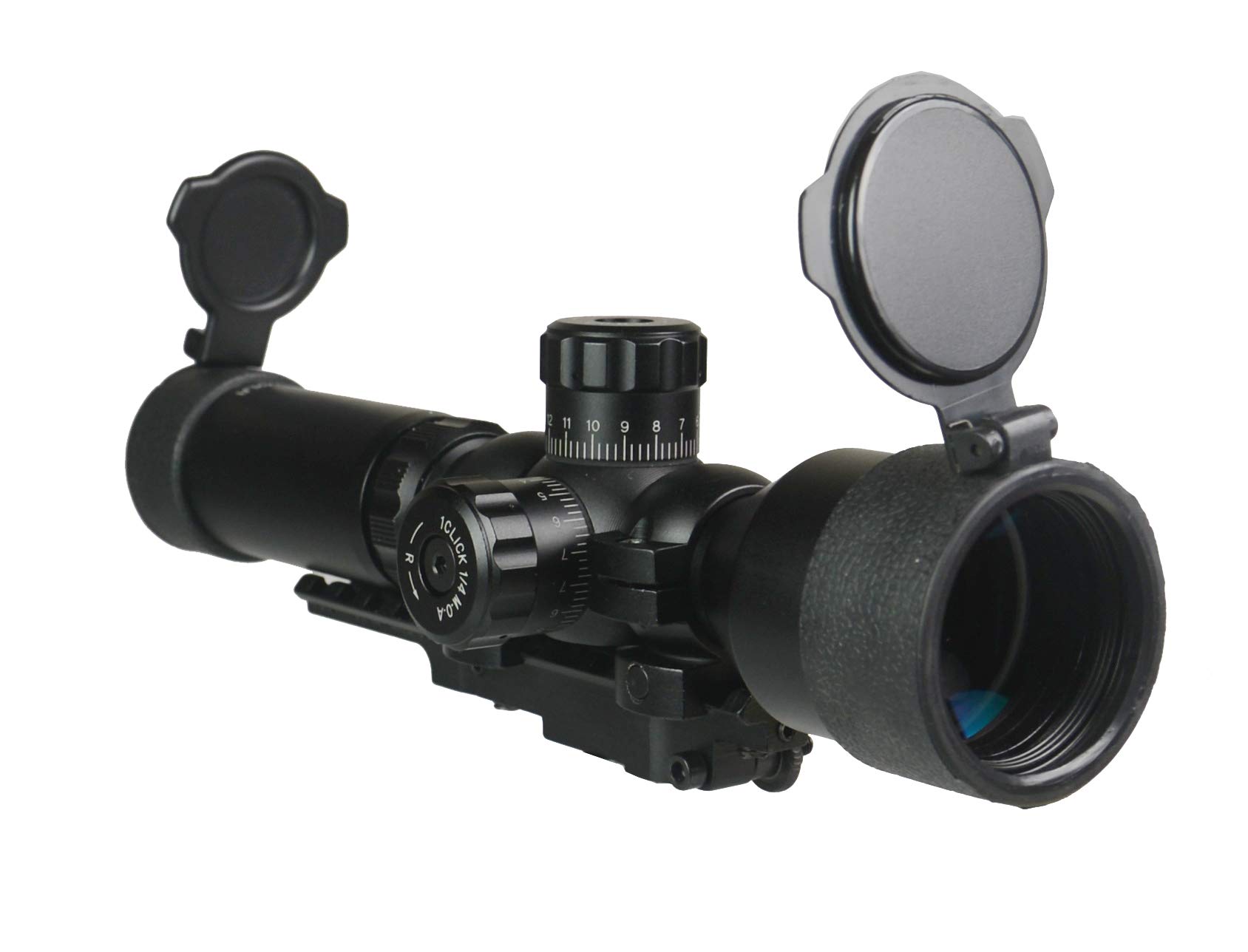 TWP Wide Angle 3-9x42 Long Eye Relief Scout Scope Rings and Combo with K98 Rear Sight Mount