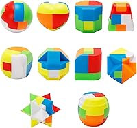 Vista 1 de Bbiamsleep Juego de rompecabezas de plástico original en 3D, bola mágica, juego de rompecabezas de cadena y resistente inteligencia para niños