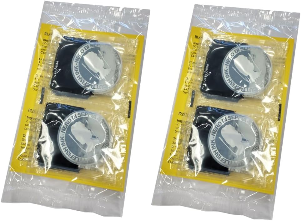 2 packs of Squid (cuttlefish) Ink sachets 4 x 4g