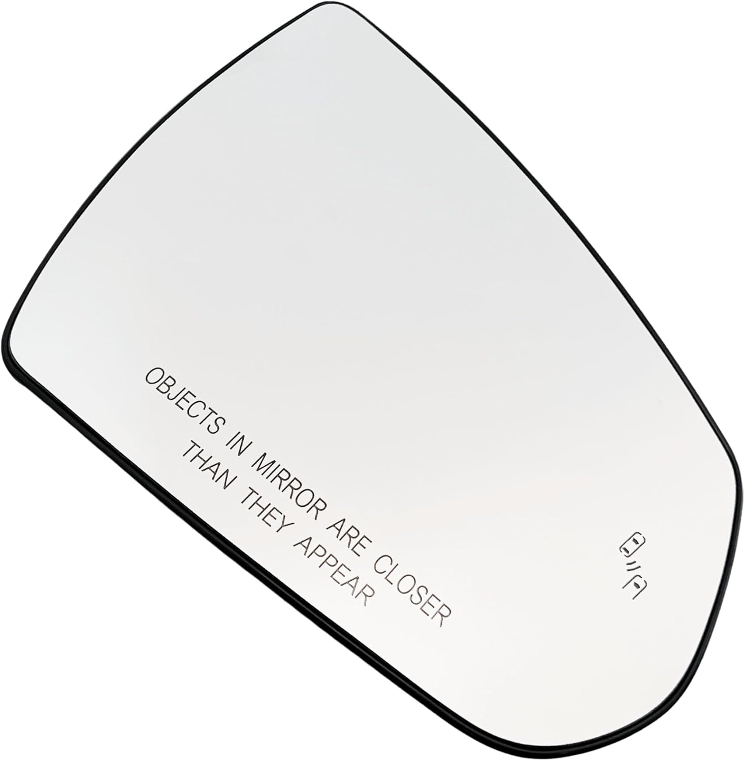 Right Passenger Side Mirror Glass Heated With Blind Spot Without Auto Dimming Compatible with for 2010 2011 2012 2013 2014 2015 2016 CADILLAC SRX (Passenger Blind Spot No-Anti-glare)