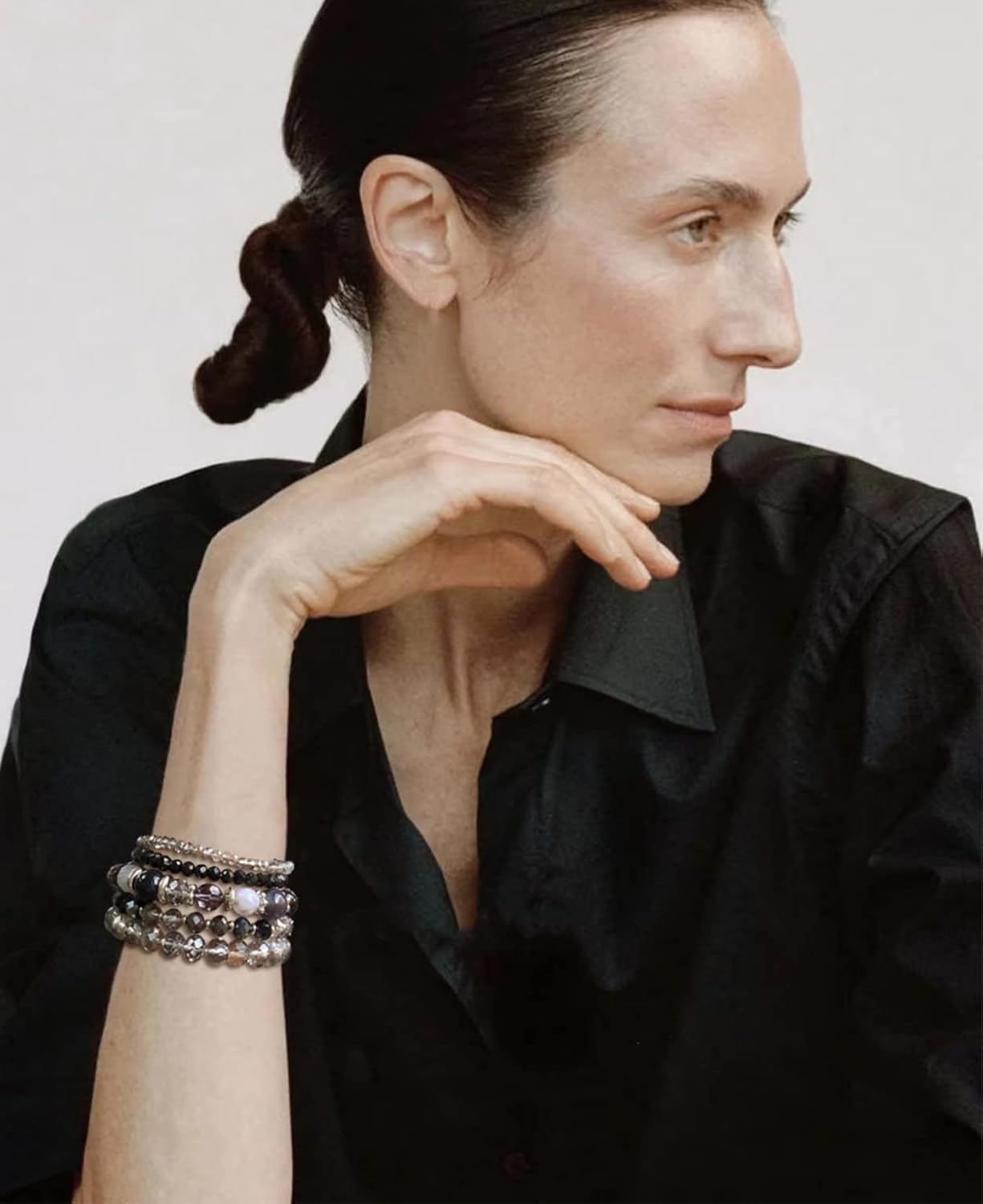 Noessla Beaded Boho Stretch Bracelet Colorful Stackable Crystal Beads Bracelets Trendy Costume Jewelry Mothers Day Gifts for Women - Image 5