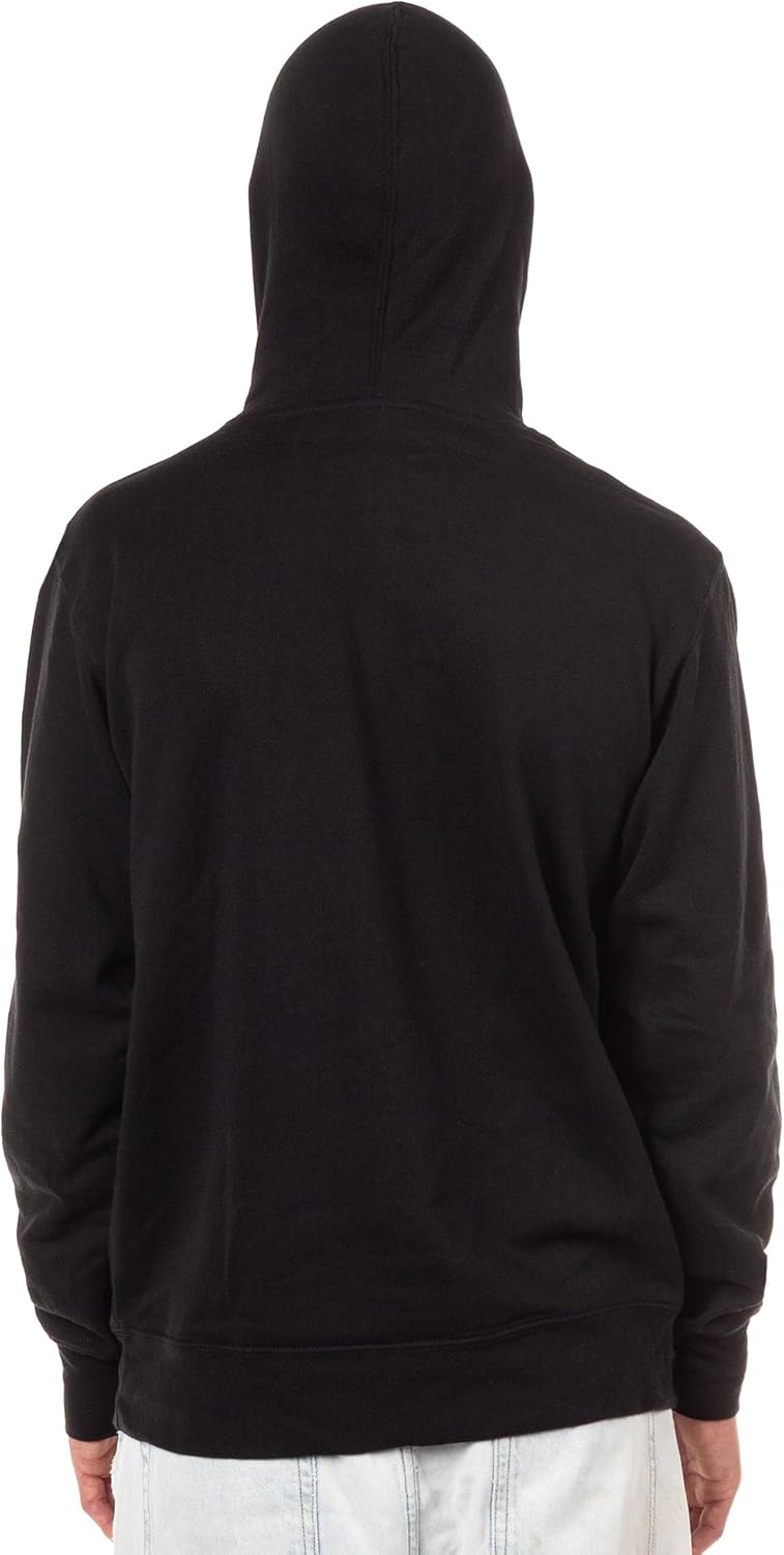 Mad Engine Karate Kid Cobra Kai Hoodie Men's Metal Snake Logo Long Sleeve Pullover