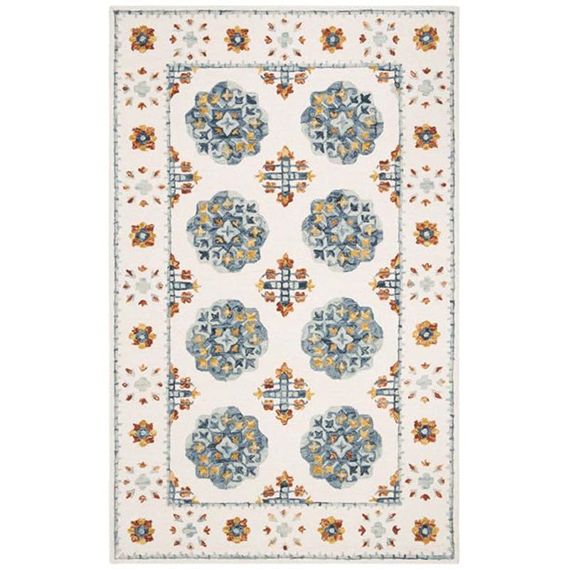Image of Embossed Handmade Woollen Thick Geometrical Carpet is a Stylish and Practical Addition to Any Living Room 12X15 Size Carpet