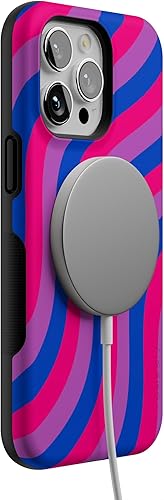 Vista 180 de Casely - Funda para iPhone 14 Pro Max, Viva La Vida, Frida Kahlo Floral Collage, compatible con MagSafe 10 Frida Kahlo Viva La Vida Collage