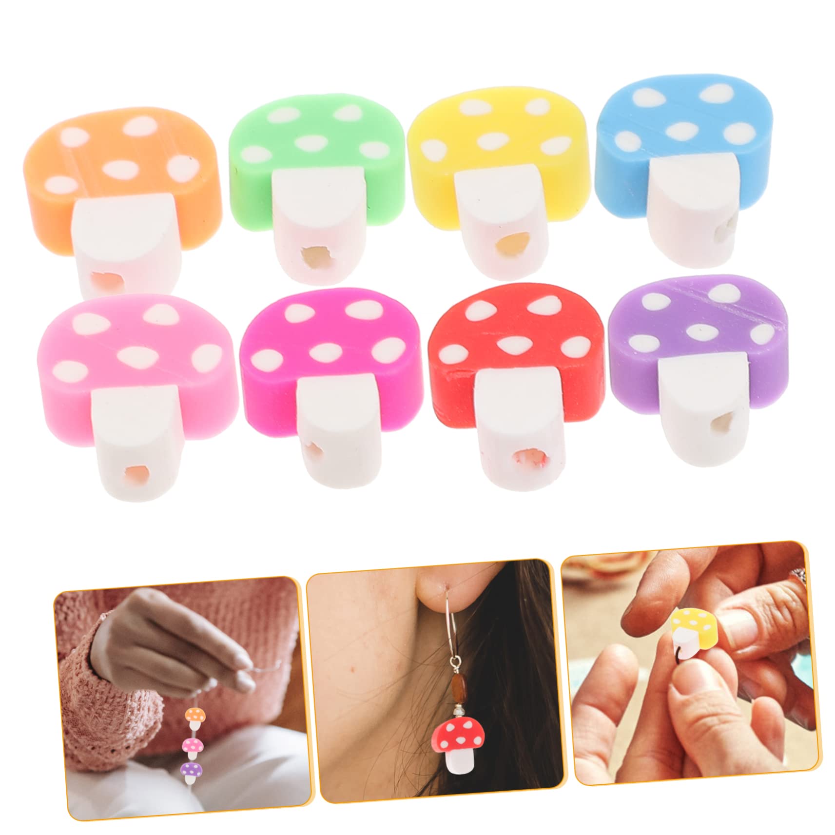 SHINEOFI 4 Juegos De Cuentas De Arcilla Polimérica Para Hacer Joyas Cuentas Sueltas Para Pulseras Y Collares 200 Unidades X 4