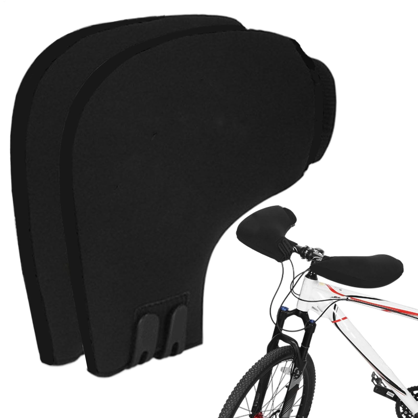 Calentador de manos genérico para manillar de bicicleta, guantes de manillar de bicicleta | mitones de funda calentadores de manos para, manopla de ciclismo cortavientos, fundas térmicas para barra de