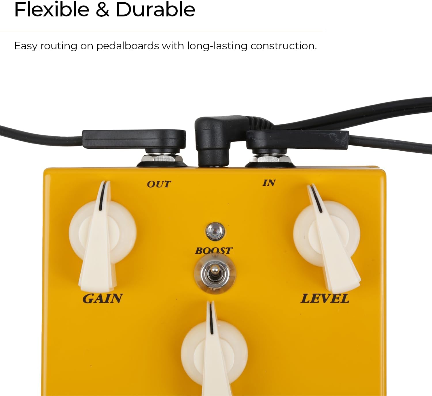 T-Rex Fuel Tank Chameleon Isolated Power Supply Bundle with PEDALZOO 6-Inch Flat Patch Cables (3-Pack) – Professional Noise-Free Pedalboard Setup