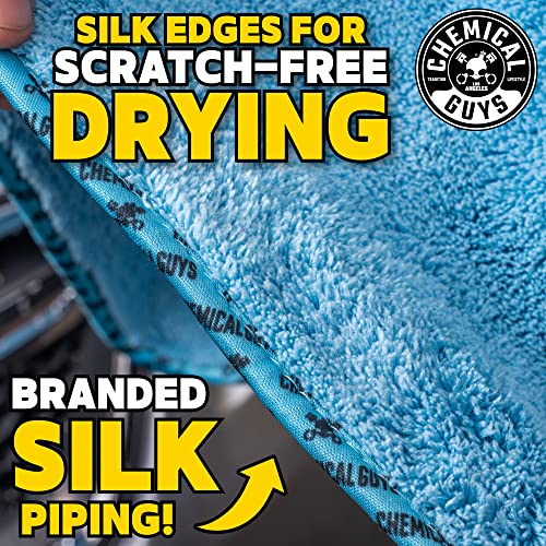 Chemical Guys Woolly Mammoth Large Microfiber Drying Towel - 36 x 25 Inch Blue, Ultra Plush Super Absorbent Car Drying Towel for Cars, Trucks, SUVs, Motorcycles, RVs, and Auto Detailing by Chemical Guys - Image 3