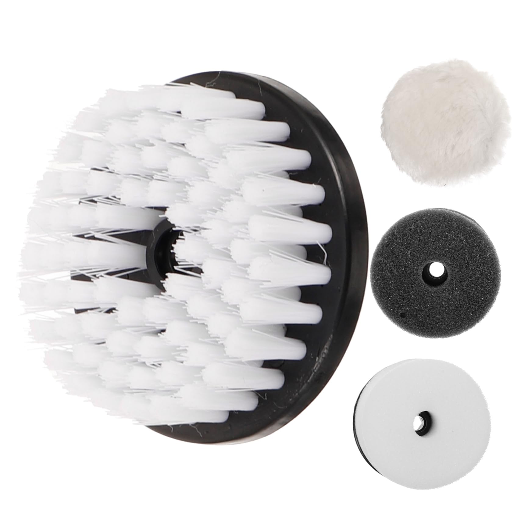 Beavorty 5 Sätze Polierbürstenstaubentfernung Reiniger Pflege Polieren Reinigung Für Puffing Wildlederbürste Sneaker -Pinsel Schuhputzbürste Schuh Zum Reinigen Schwamm 4 Stück * 5