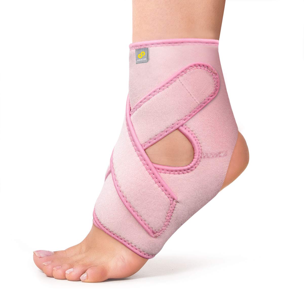 Buy Bracoo FS10 Ankle Support, OpenHeel Ankle Brace with Adjustable