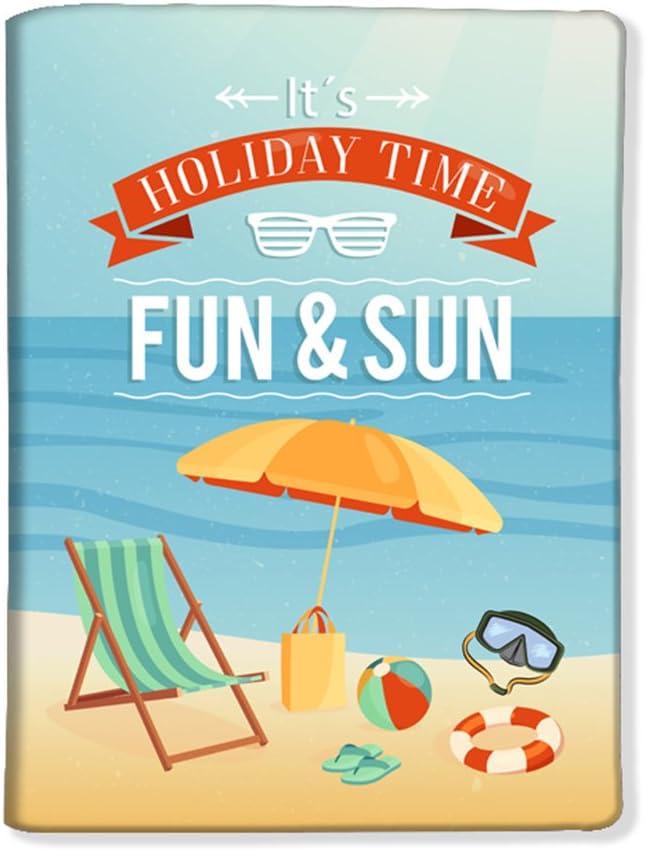 Nutcase Designer Passport Cover Holder - Holiday Time