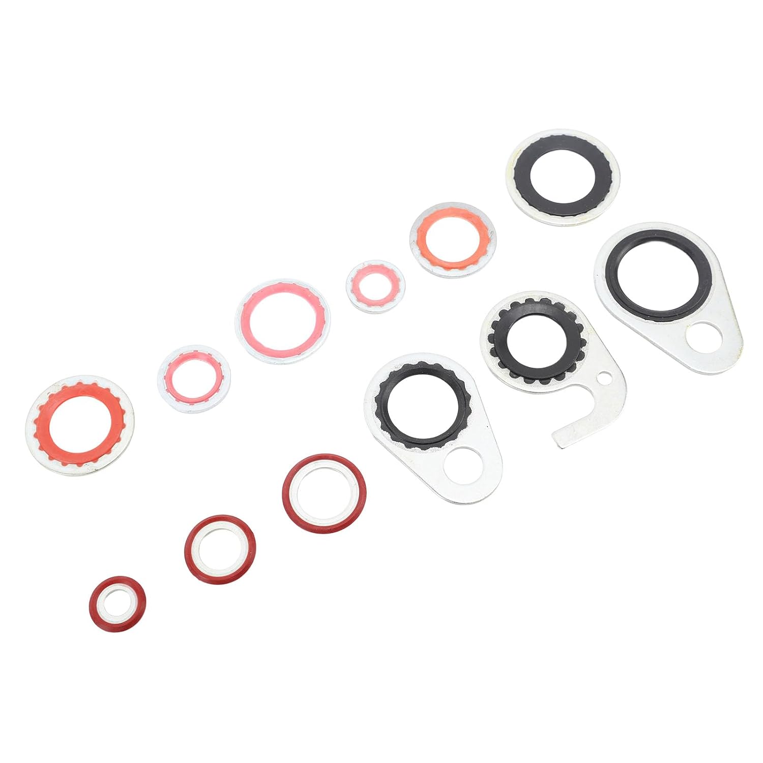 AC System Compressor Gasket Seal Kit High Performance for Car Repairs 12 Sizes