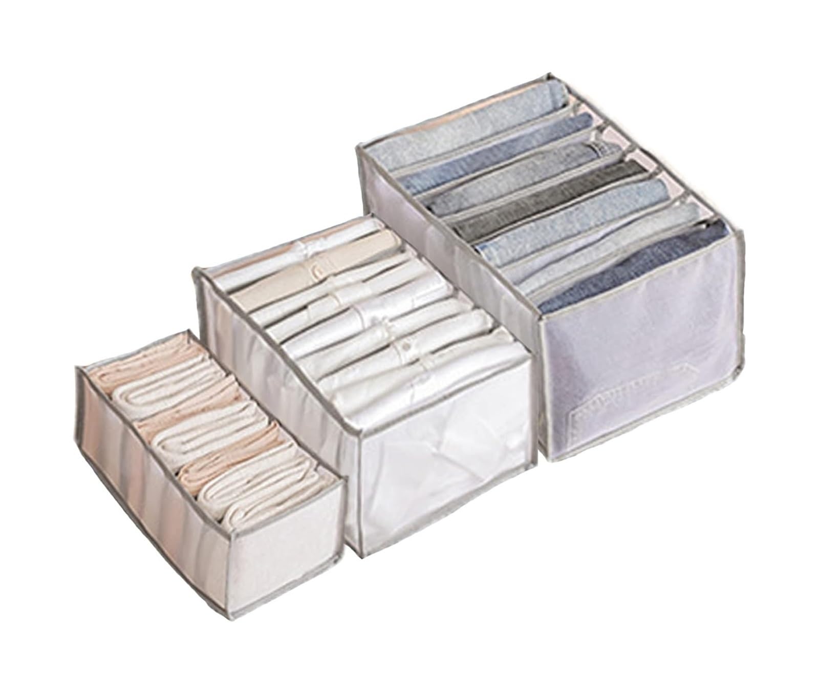Organizer for armadio in poliestere con 7-7-9 scomparti