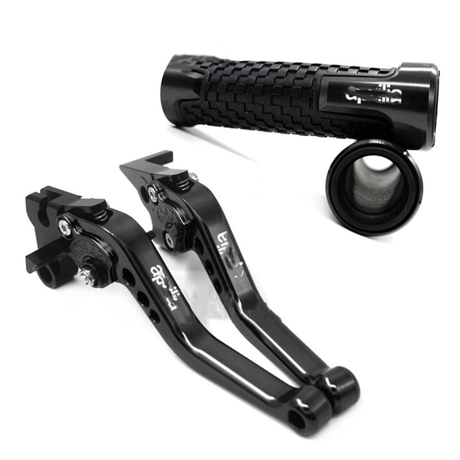 Ewsjg Black-A For Ap&Rilia Rs660/Tuono 660 2020-2022 3D Motorcycle Brake Clutch Lever Cnc Adjustable Motorbike Brake Lever Handlebar Hand Grip Clutchs Brakes Handle Levers