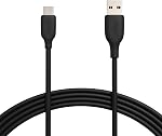 Amazon Basics Fast Charging 3A USB-C2.0 to USB-A Cable (USB-IF Certified) - 6-Foot, Black (2-Pack)