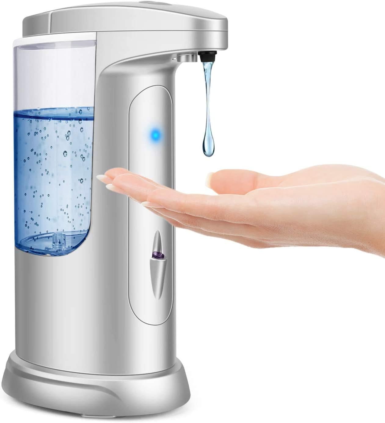 Countertop Automatic Soap Dispenser, Touchless Sensor Soap Dispenser w/Infrared Motion, Dish Soap Dispenser for Kitchen Bathroom Hotel