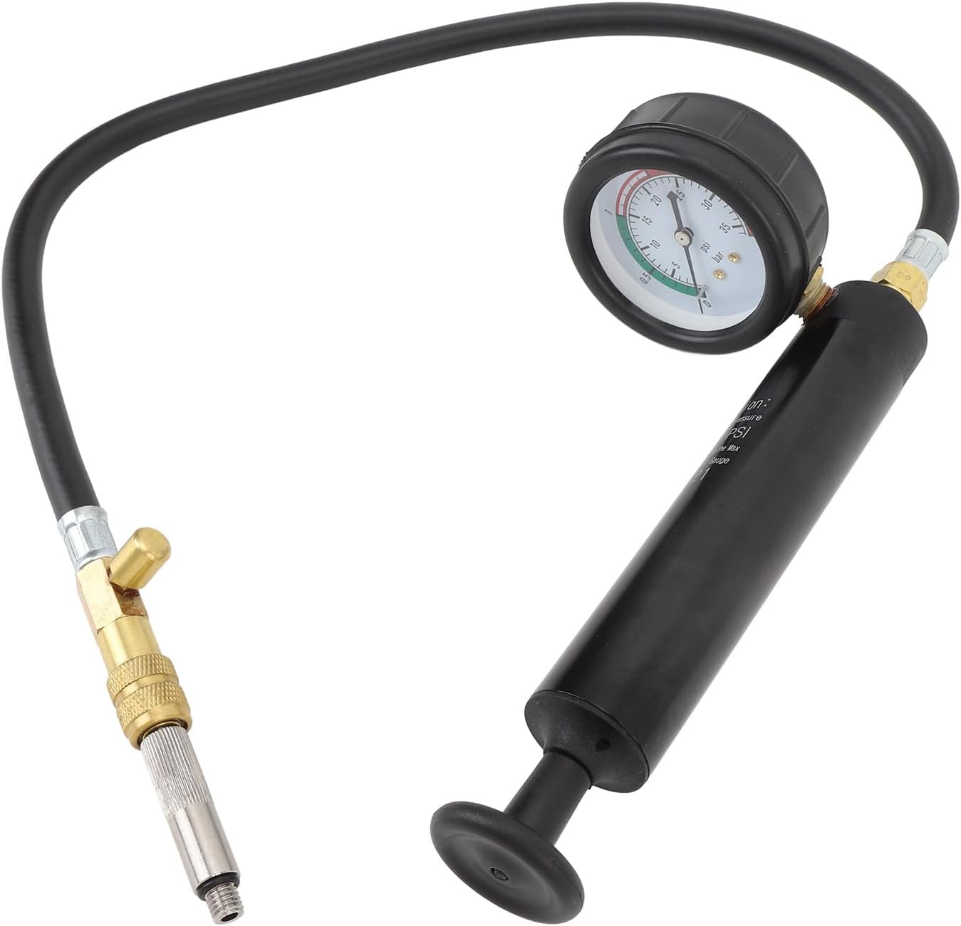 Outboard Motor Gearbox Leak Detector High Precision Durable Leak Testing Tool for Marine Engines Iron Plastic Construction Compact Portable Design