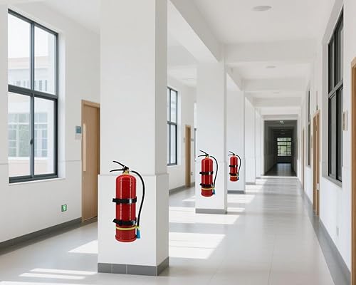 Miniatura 3 de Soporte para extintor de incendios, resistente, compatible con extintores de incendios de 5 libras