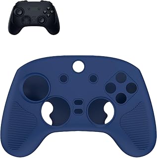 Case for Razer Wolverine V3 Pro Wireless Gaming Controller,UYRUREL Premium Sillence Material,Shock-Absorbing and Anti Drop Protection Soft Shell,Blue.