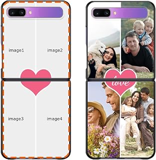 Custom Personalized Photos Case for Samsung Galaxy Z Flip Customized Picture Image Name Text Image Customizable Hard Cover Shell