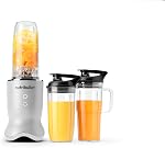 nutribullet Ultra 1200W mixeur personnel pour smoothies, shakes et protéines - Mixeur à portion unique le plus silencieux avec lames revêtues de titane, 3 tasses sans BPA (32 oz + 24 oz), couvercles à emporter, lavable au lave-vaisselle