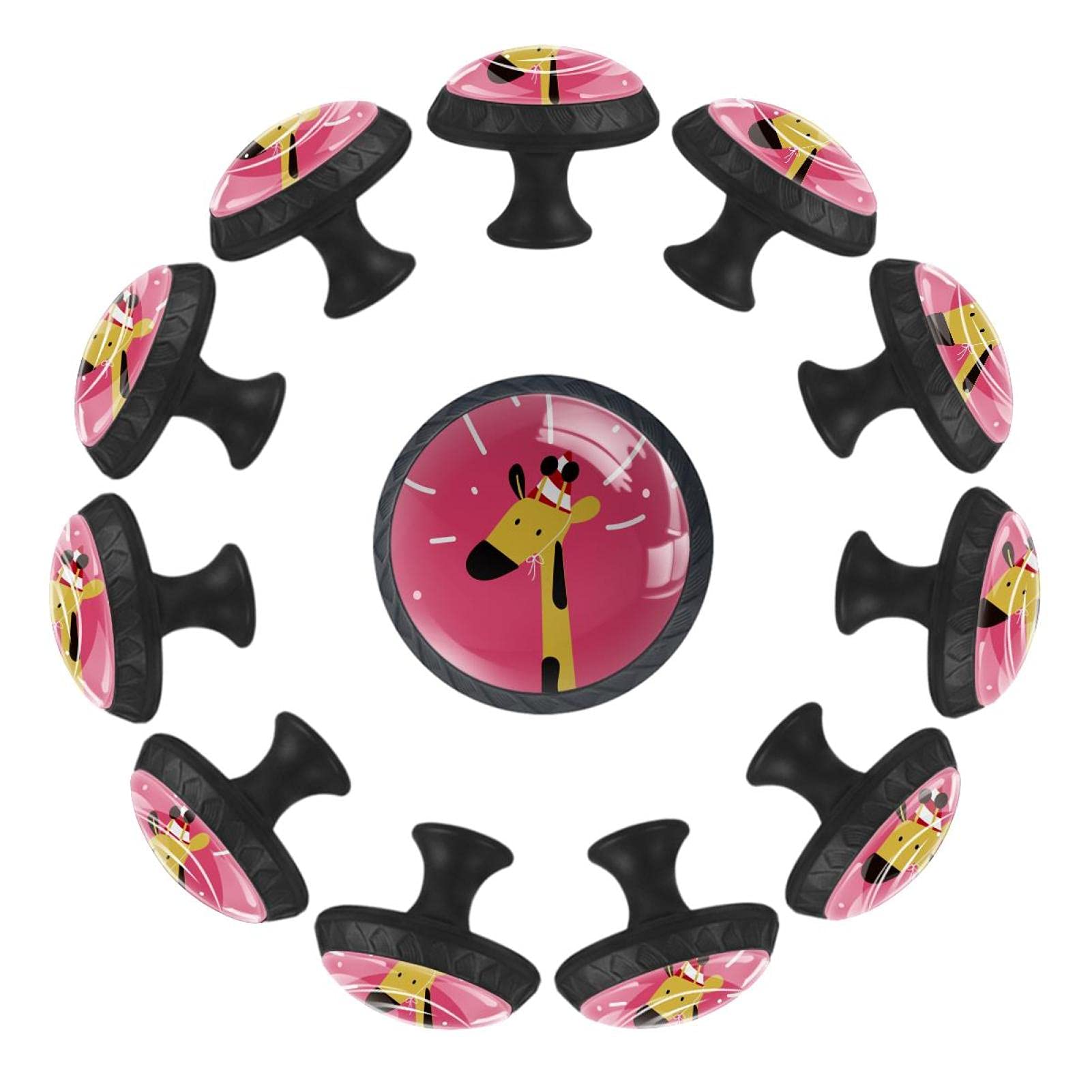 Boutons de tiroir cerf 35mm lot de 12 pour poignée meuble enfant et déco commode chambre