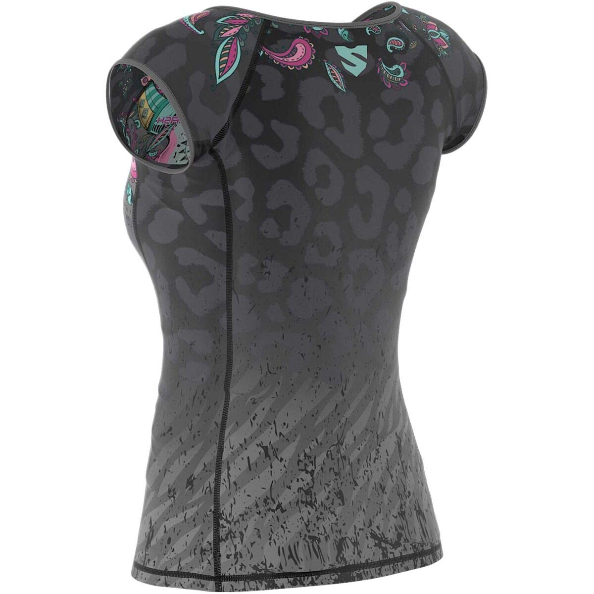 SMMASH Camicia Funzionale Camicia da Donna A Compressione Camicia Sportiva A Manica Corta Traspirante con Tecnologia Seconda Pelle Fitness Top Outdoor