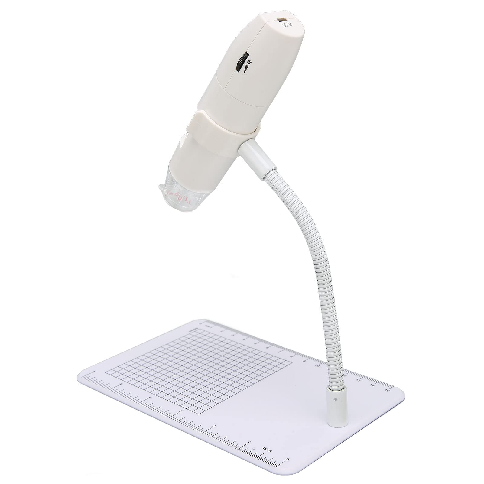Kabelloses Digitalmikroskop, 50x 1000x WiFi USB Handzoom Vergrößerung, 1080P 8 LED HD Taschenmikroskopkamera, Kompatibel mit , in Weiß