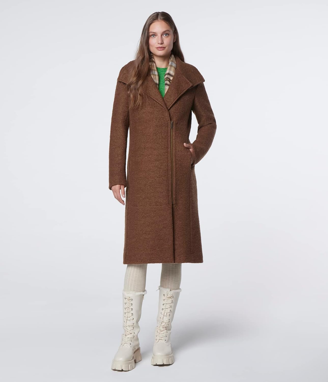 Andrew Marc Women's Geller Textured Wool Coat