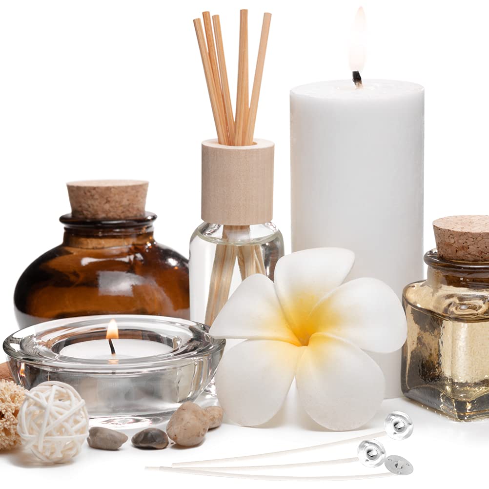 100 Pièces Meche Bougie, Meches Pour Bougies 10 Cm, Kit Meche A Bougie