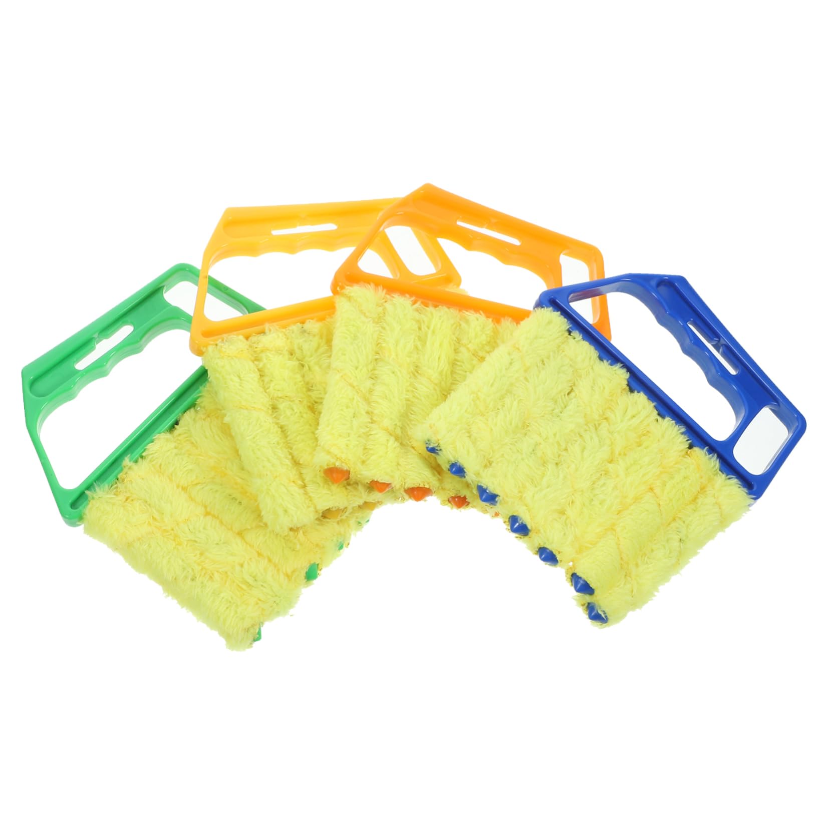 PACKOVE 16piezas Limpiador De Persianas De Microfibra De Herramientas Portátiles para Limpieza De Ventanas y Persianas y Compacto para Hogar