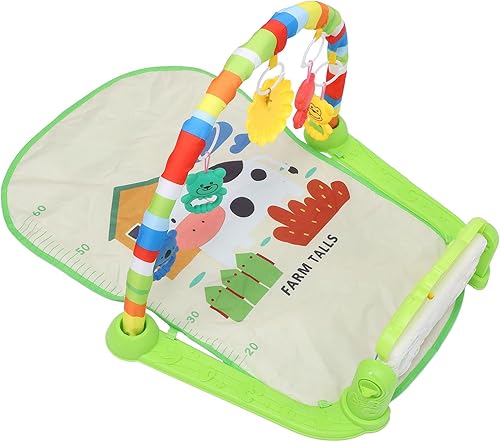Miniatura 3 de Yosoo Alfombrillas de juego para bebé para piso, centro de actividades para bebés, gimnasio con música para recién nacidos, piano, gimnasio, tiempo