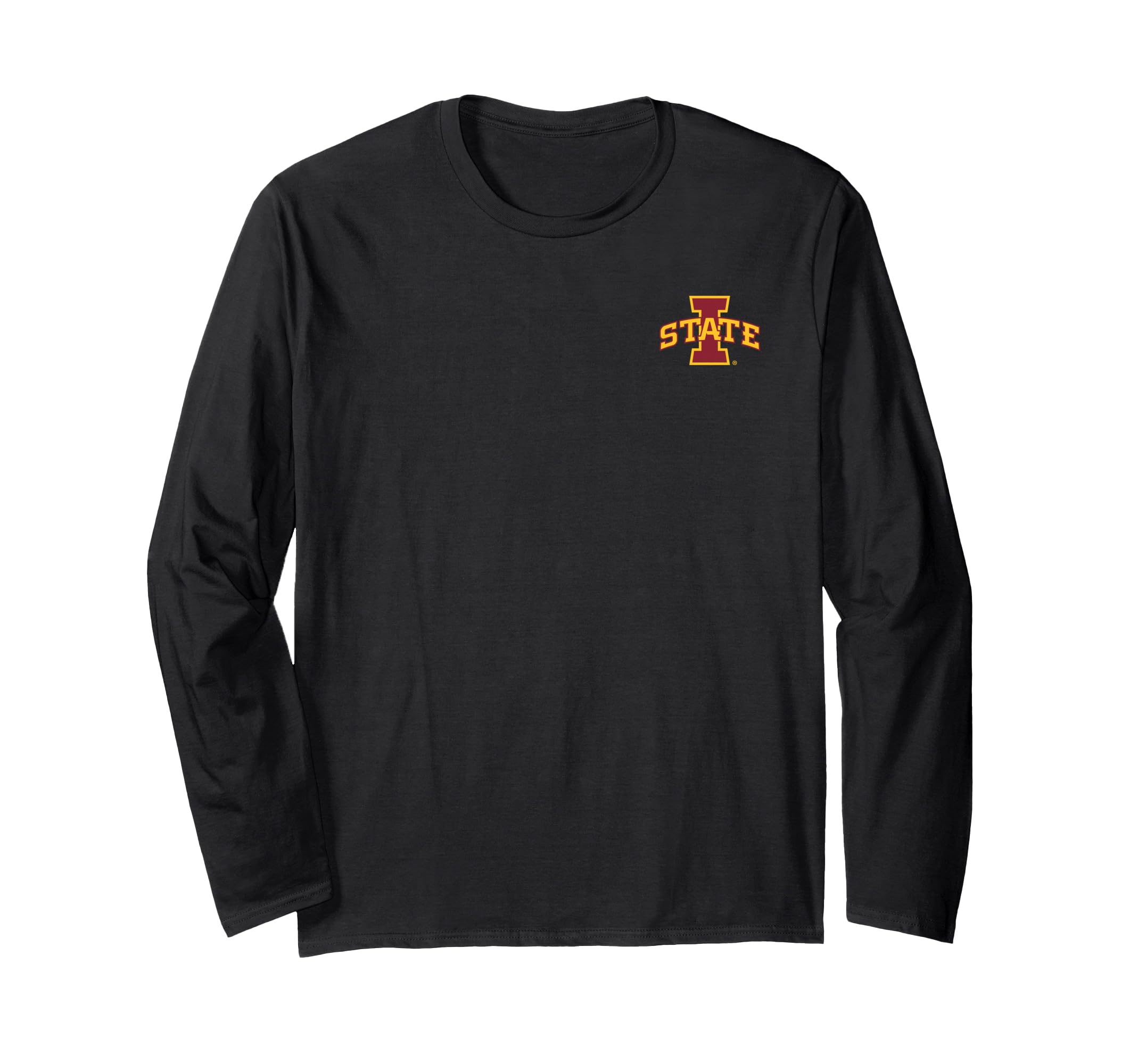 Iowa State Cyclones Left Chest Icon Long Sleeve T-Shirt
