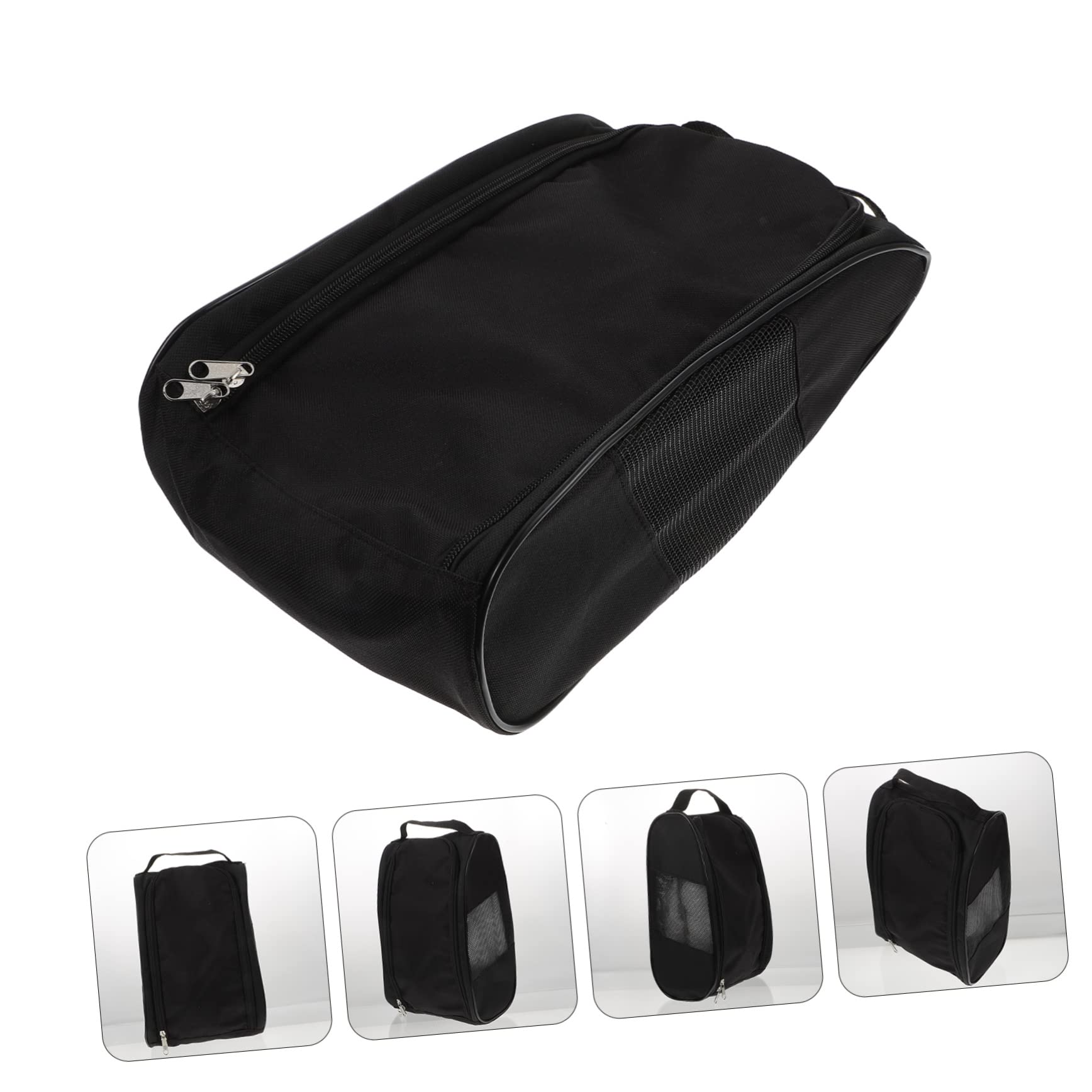 GALPADA 3 Pz Borsa per scarpe valigie valige porta scarpe sportive custodia portatile scaffale scarpe custodia di capacità borsa porta scarpe Panno Oxford Black